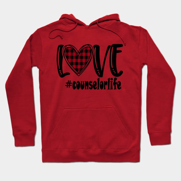 Love Counselor Life Hoodie by  Dynamic Diva Designs